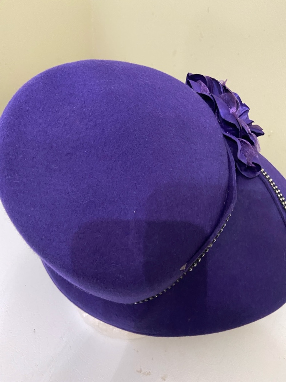 Pretty Purple Dress Hat / Church Hat by Swan - Picture 3 of 8